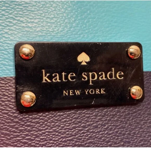 kate spade STORYBOOK Harmony Boutique Stripe Tote EUC - Picture 6 of 11